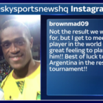 Jamaica player’s explanation for Messi selfie makes perfect sense
