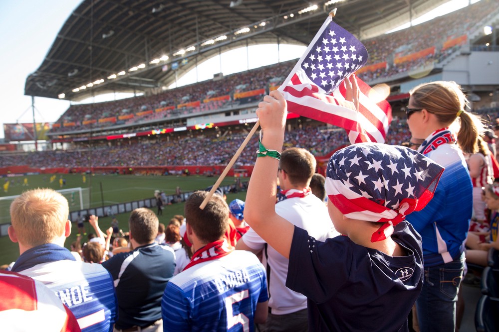 The USA v Sweden match in Winnipeg, Canada on Friday, June 12th, 2015. Photos by Jasmin Shah.