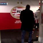 PSV player cracks window after getting sent off