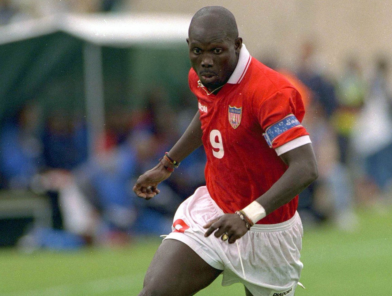 weah george liberia football career president called players international goalposts moving player fifa del former january african play magazine march