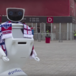 Russia has a nerdy robot to protect English fans from hooligans at the World Cup