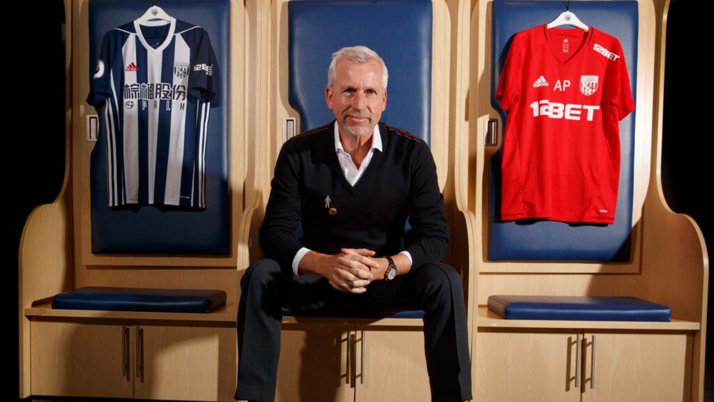 West Brom's new manager, Alan Pardew, at his most DILF